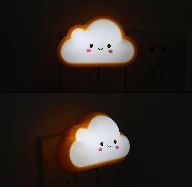 Smiley Cloud Plug In Led Night Light, Kids Night Light, Cute Kids Night Light Lamp Smiley Cloud Plug In Led Night Light, Kids Night Light, Cute Kids Night Light Lamp